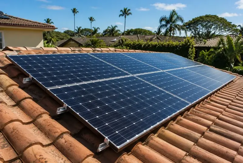 Installation de panneaux solaires à Gaas